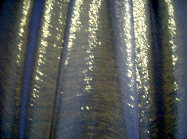14. Periwinkle Silk Metallic Crinkle Lame